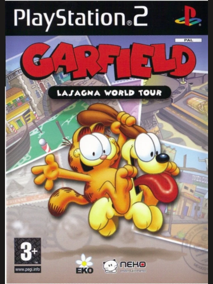 Jaquette face Garfield: Lasagna World Tour