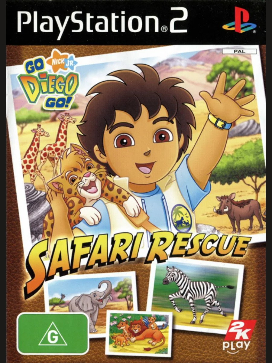 Jaquette face Go, Diego, Go! Safari Rescue