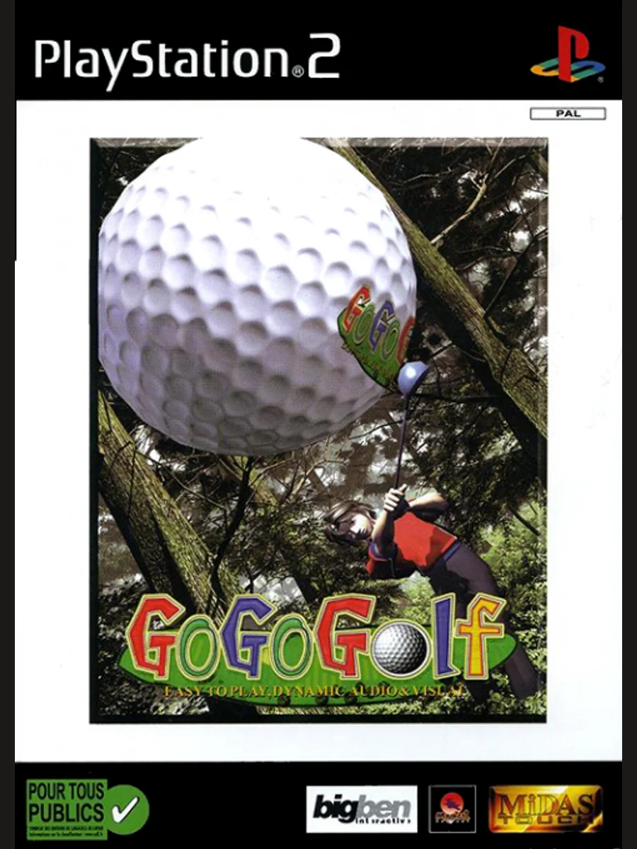 Jaquette face Go Go Golf