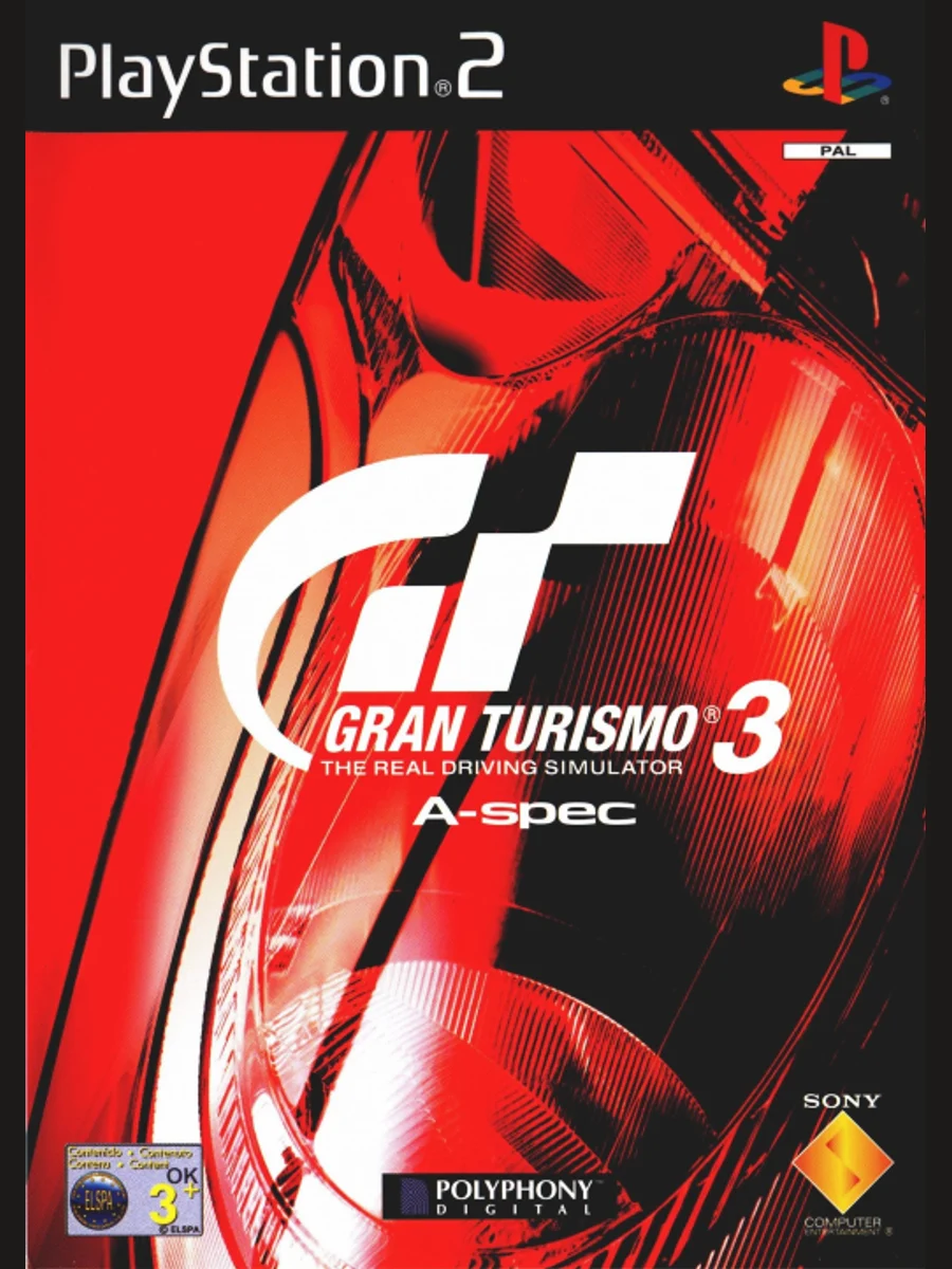 Jaquette face Gran Turismo 3 A-Spec