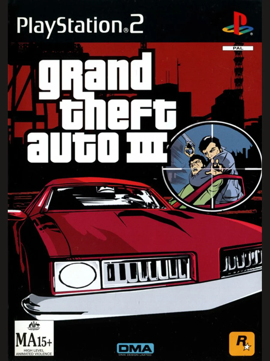 Jaquette face Grand Theft Auto III