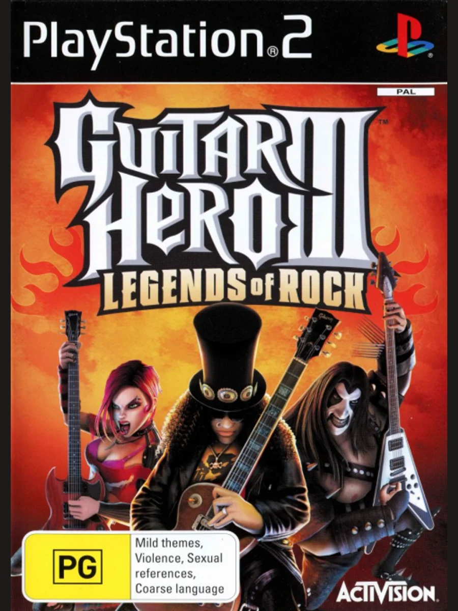 Jaquette face Guitar Hero III: Legends of Rock