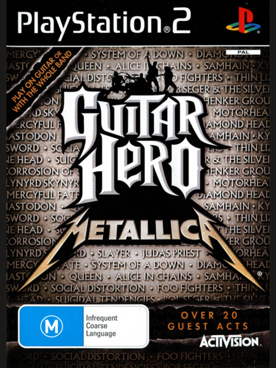 Jaquette face Guitar Hero: Metallica