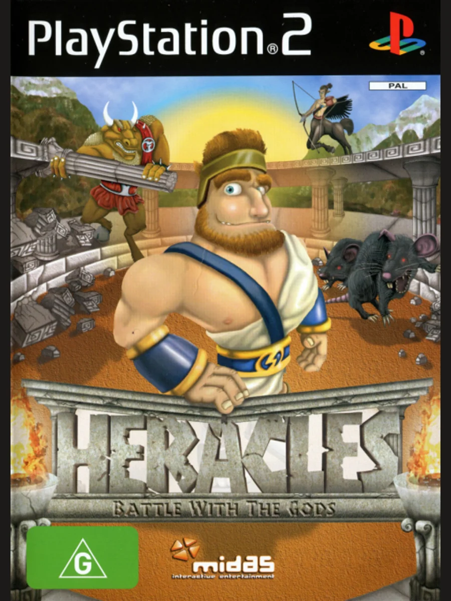 Jaquette face Heracles: Battle with the Gods