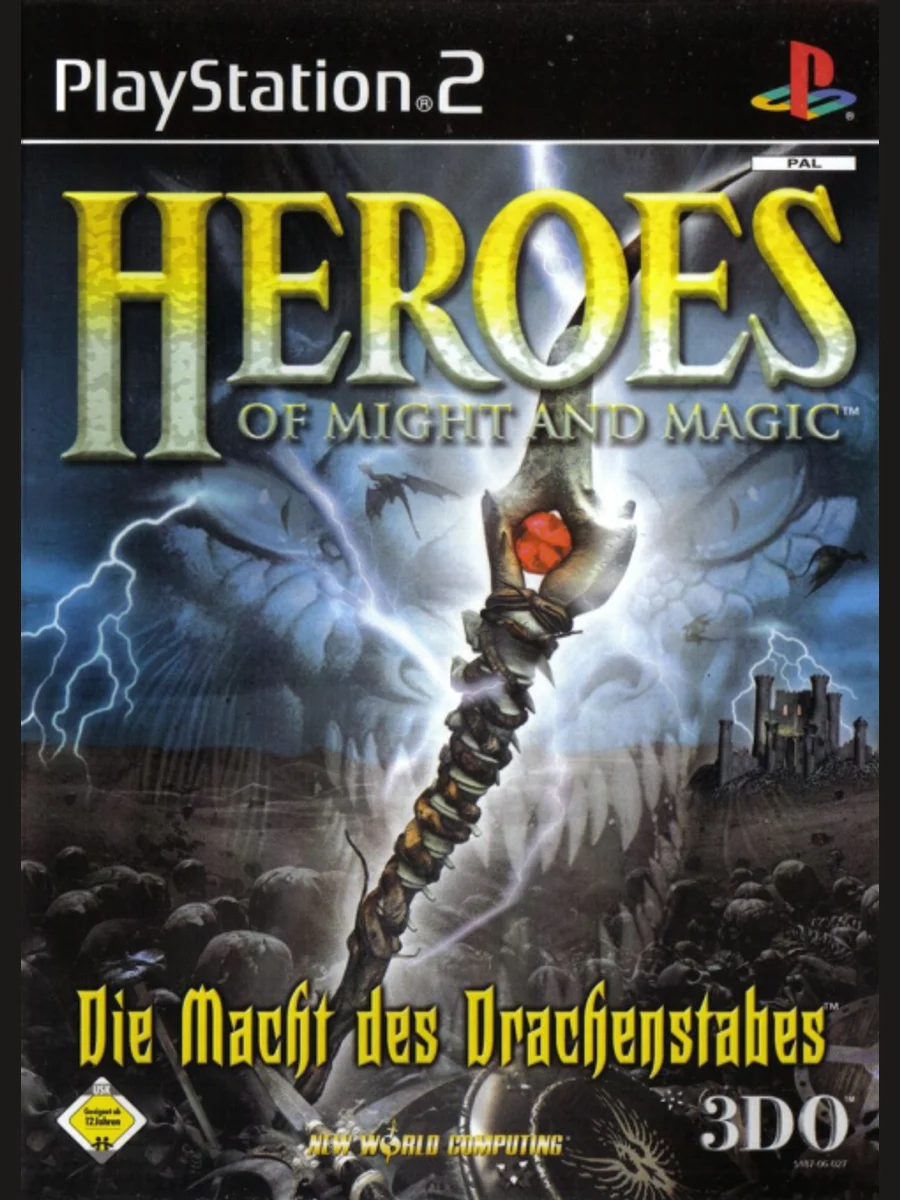 Jaquette face Heroes of Might and Magic: Quest for the Dragon Bone Staff