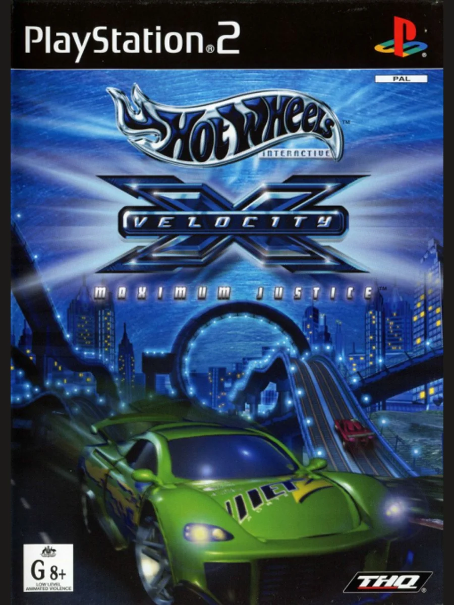 Jaquette face Hot Wheels Velocity X