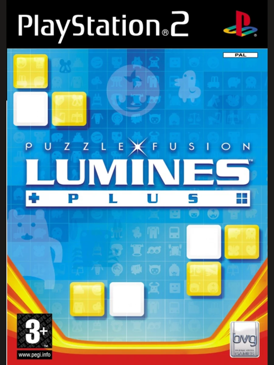 Jaquette face Lumines Plus