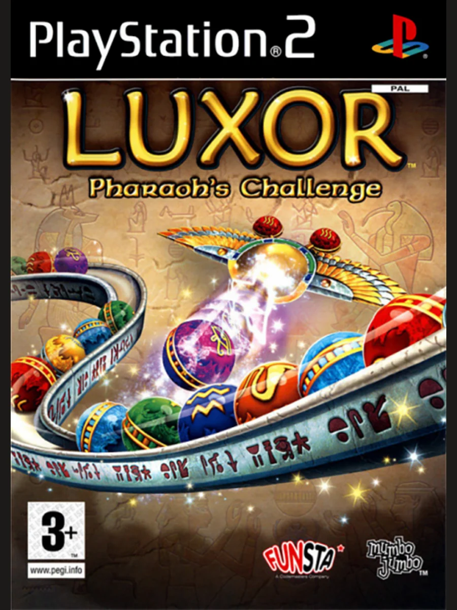 Jaquette face Luxor: Pharaoh's Challenge
