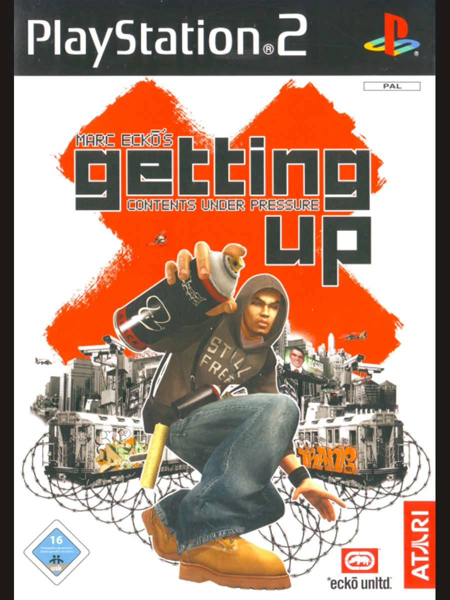 Jaquette face Marc Ecko's Getting Up: Contents Under Pressure