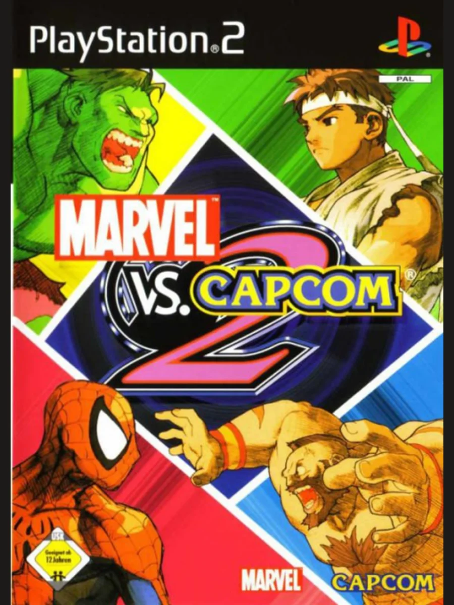 Jaquette face Marvel vs. Capcom 2