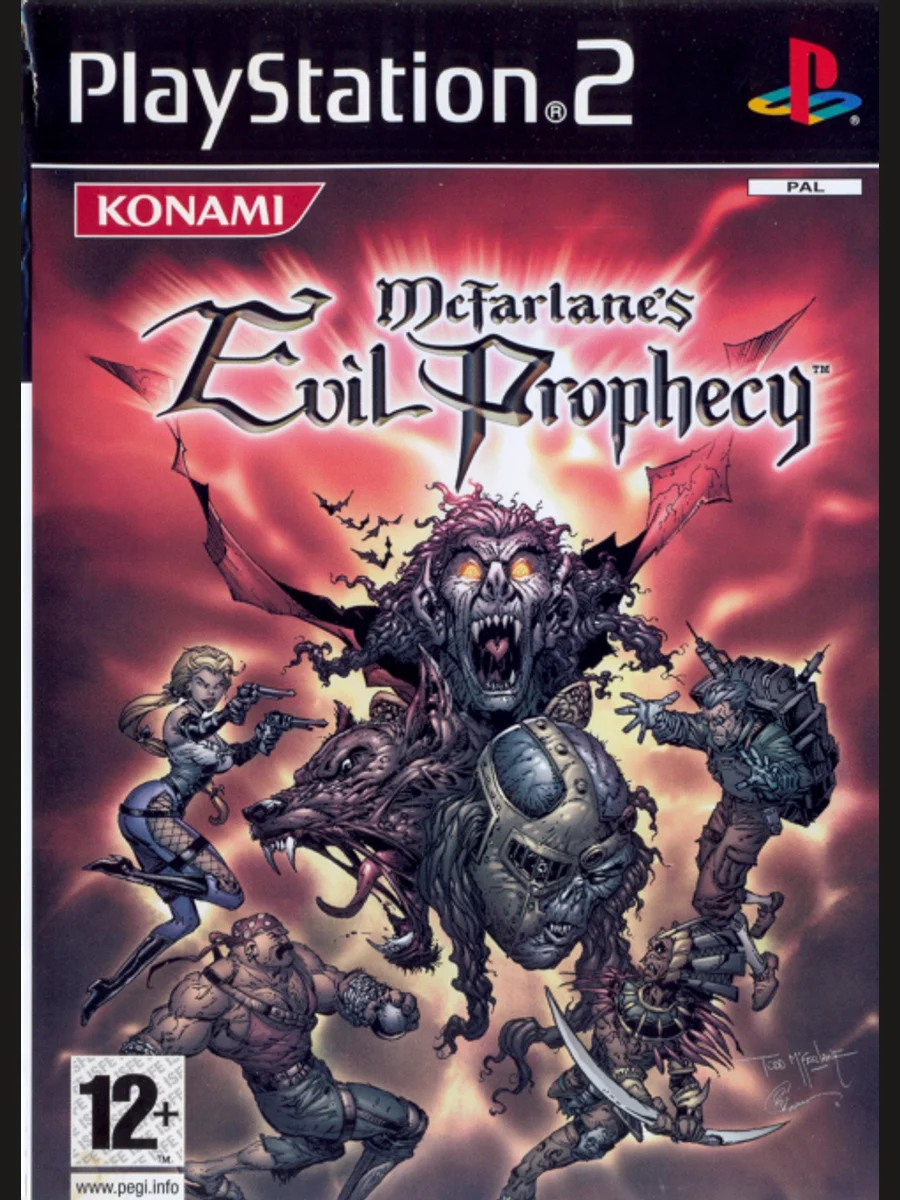 Jaquette face McFarlane's Evil Prophecy