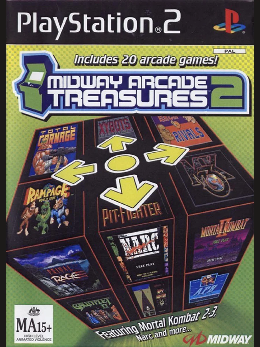 Jaquette face Midway Arcade Treasures 2