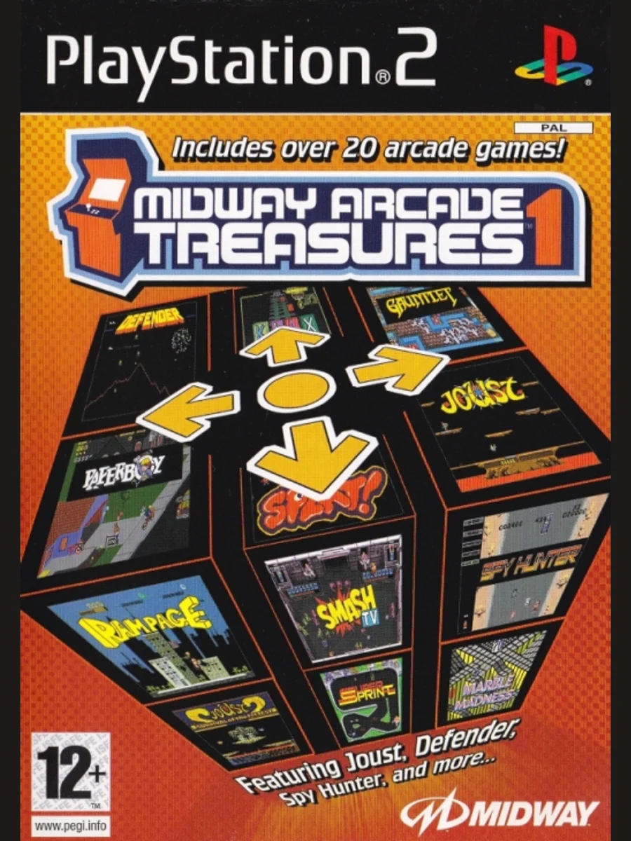 Jaquette face Midway Arcade Treasures