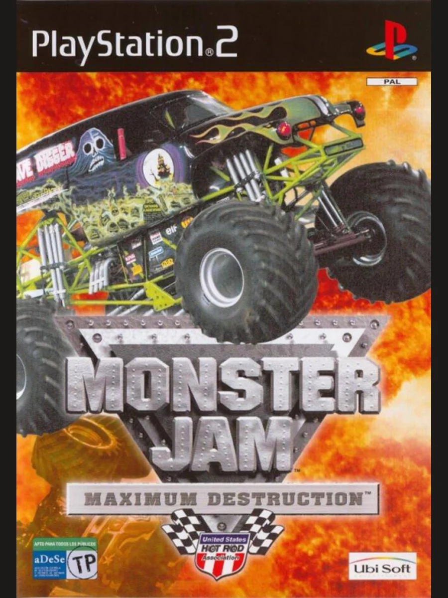 Jaquette face Monster Jam: Maximum Destruction