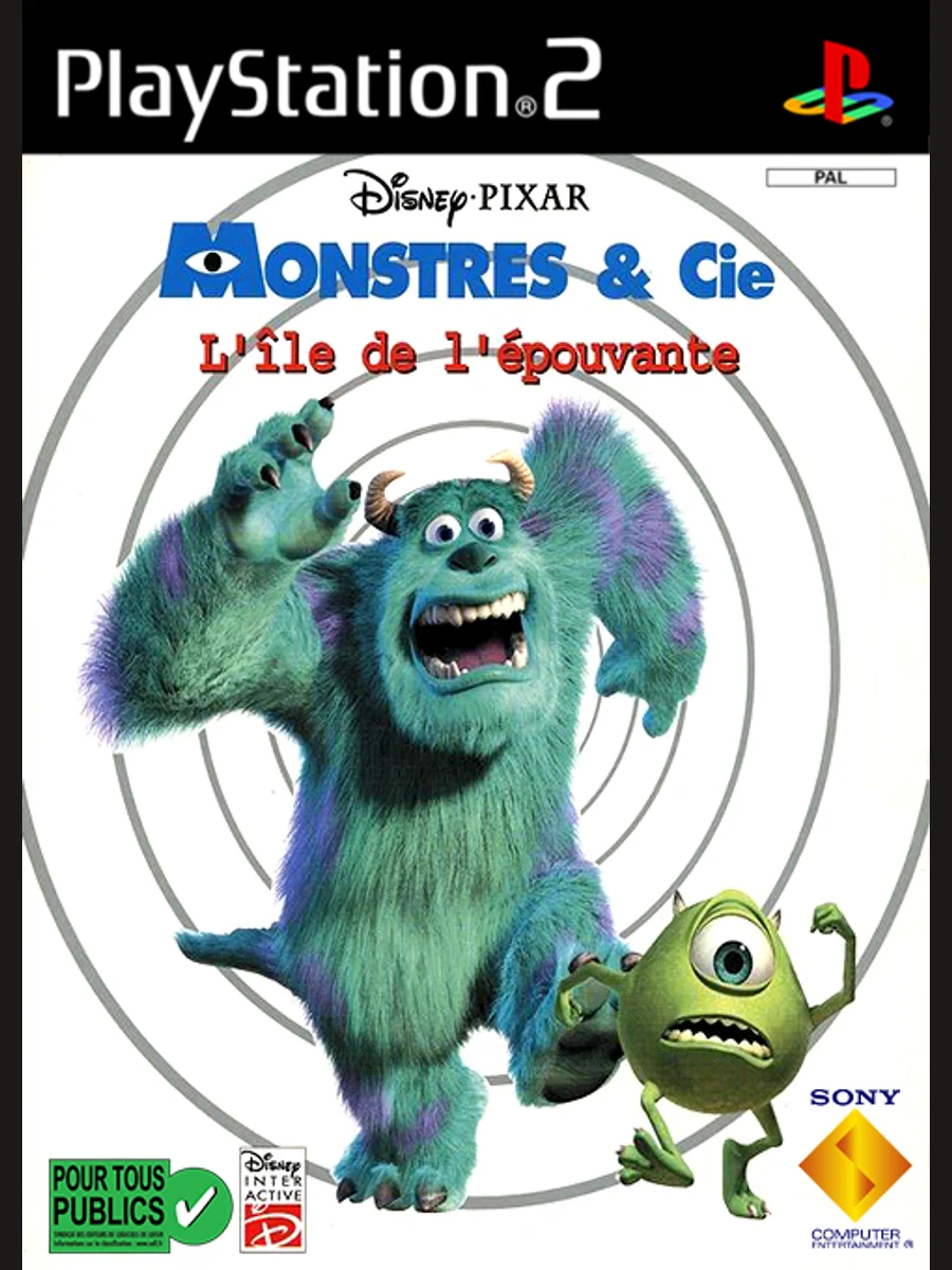 Jaquette face Monsters, Inc.