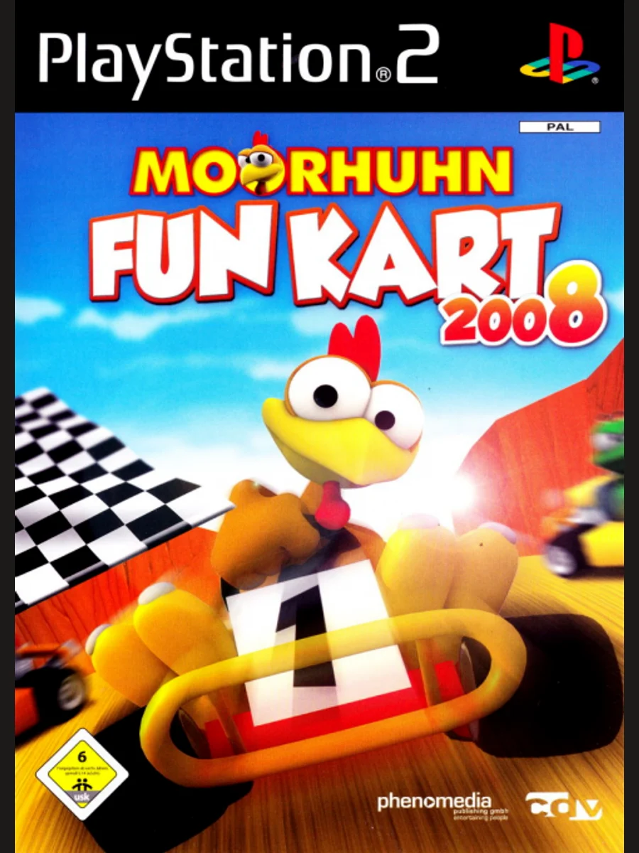 Jaquette face Moorhuhn Fun Kart 2008