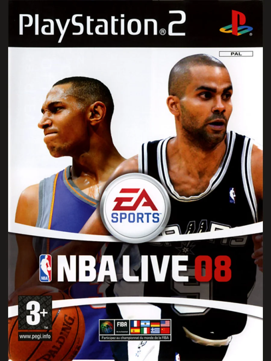 Jaquette face NBA Live 08