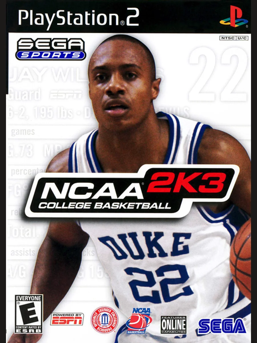 Jaquette face NCAA College Basketball 2K3