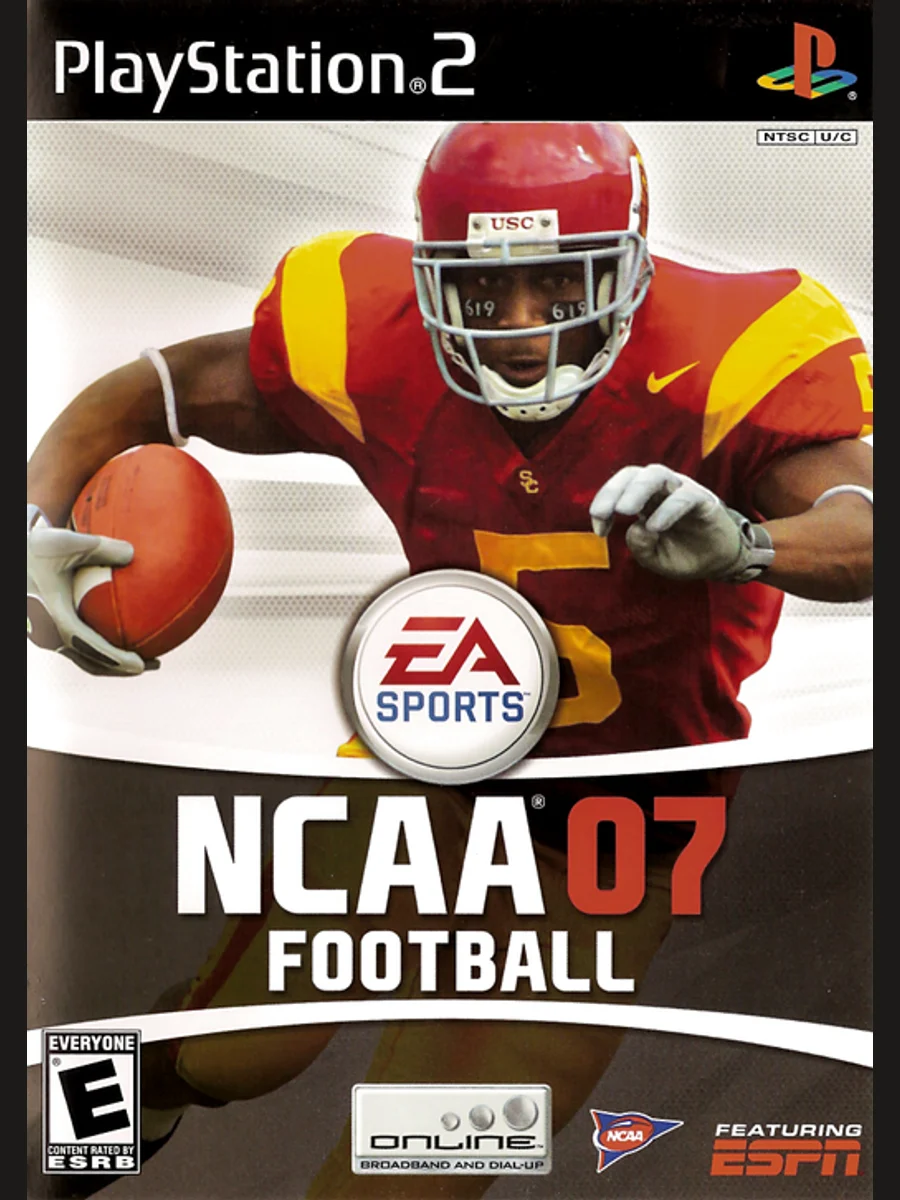 Jaquette face NCAA Football 07