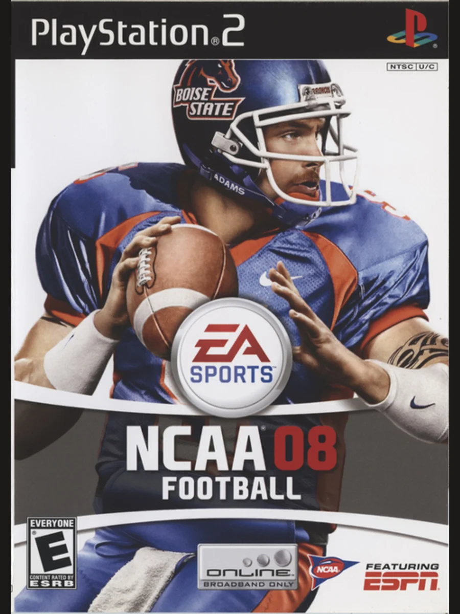 Jaquette face NCAA Football 08