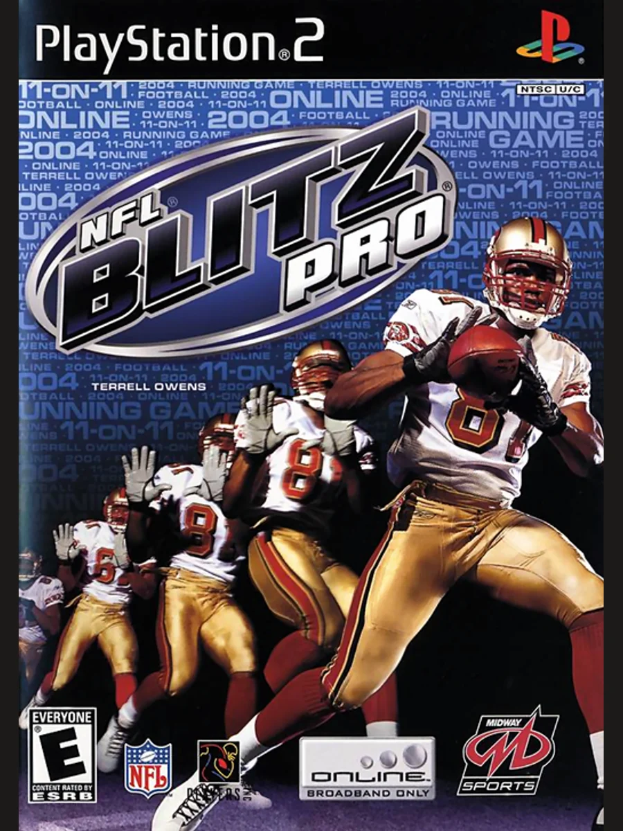 Jaquette face NFL Blitz Pro