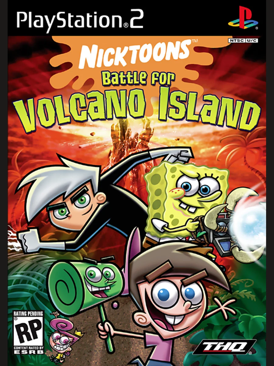 Jaquette face Nicktoons: Battle for Volcano Island