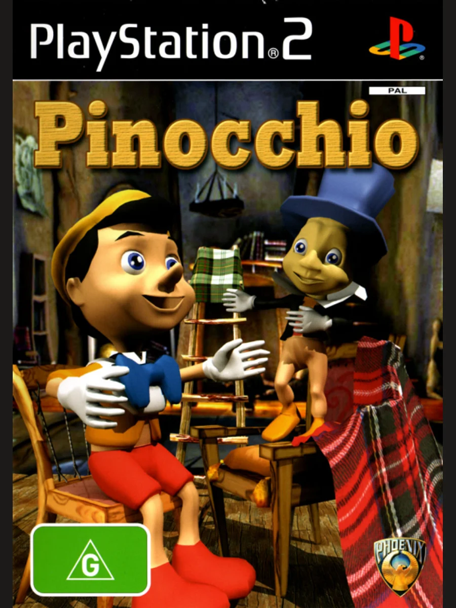 Jaquette face Pinocchio