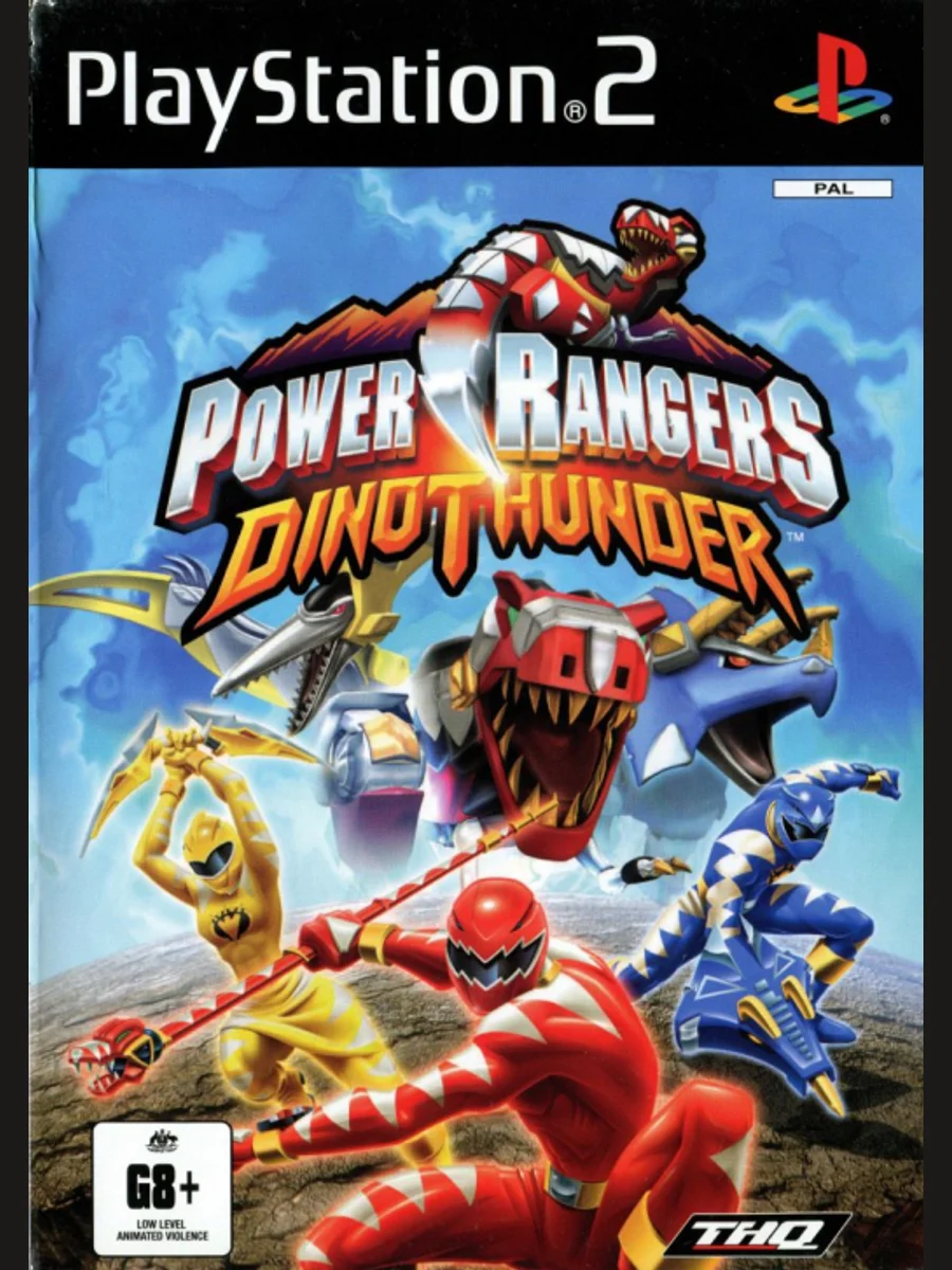 Jaquette face Power Rangers: Dino Thunder