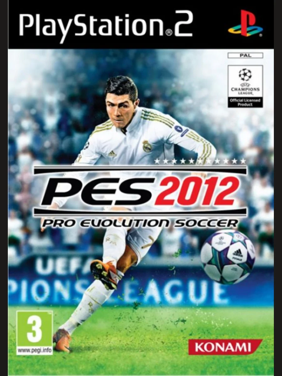 Jaquette face Pro Evolution Soccer 2012