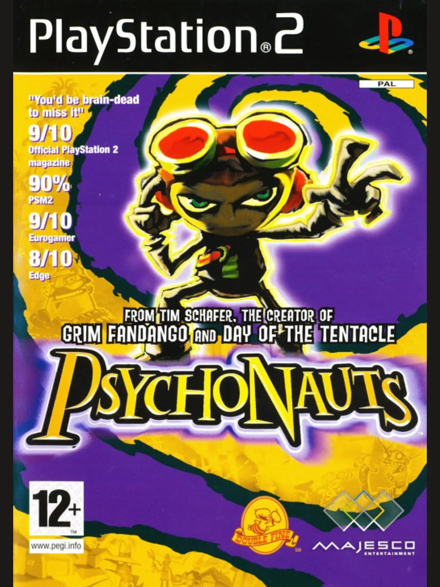 Jaquette face Psychonauts