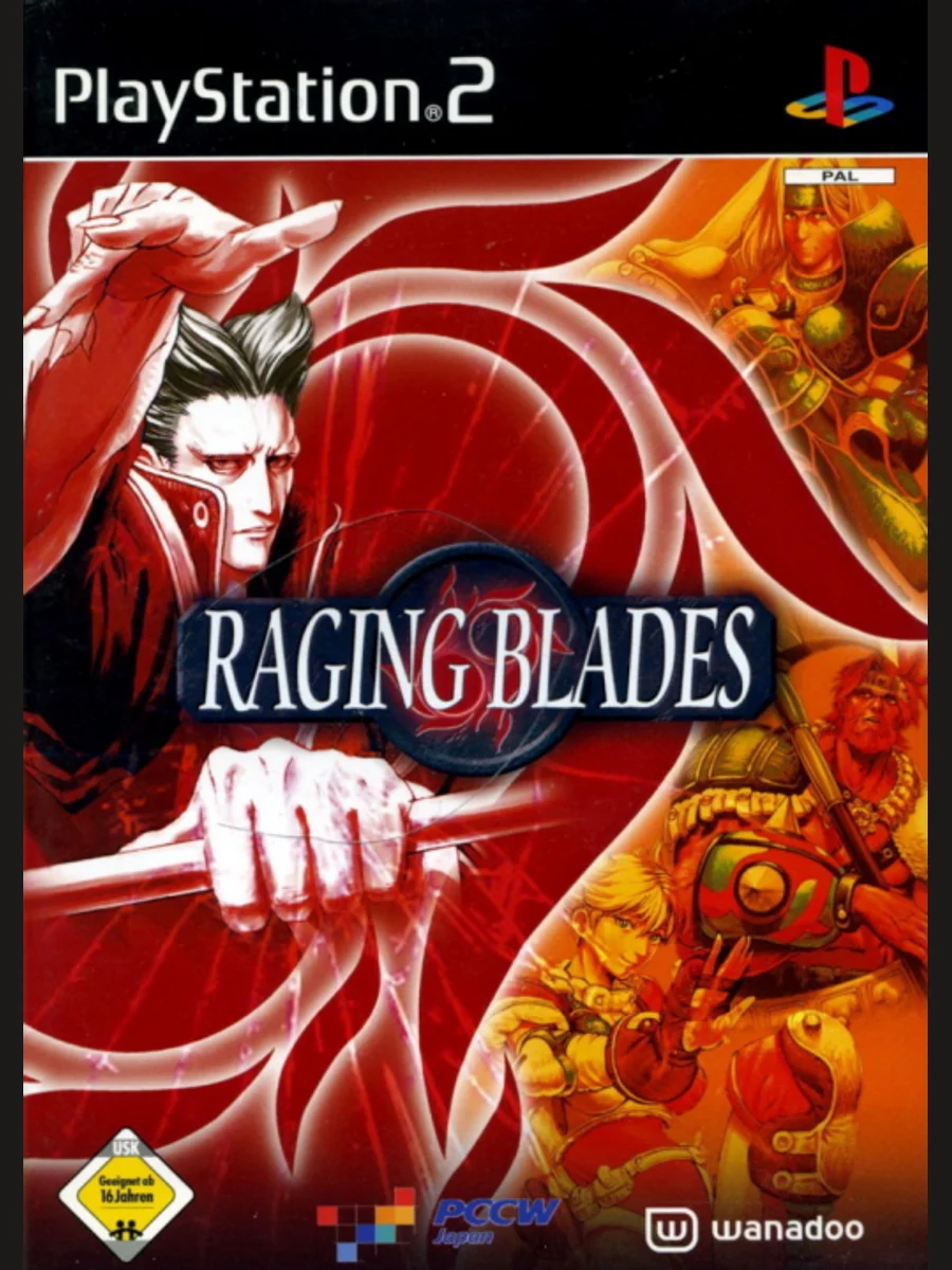 Jaquette face Raging Blades