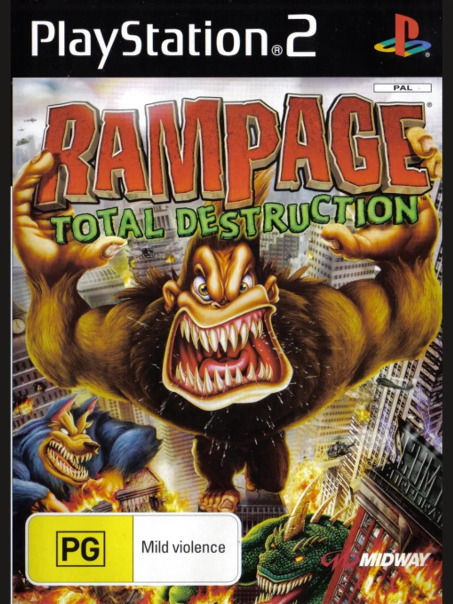 Jaquette face Rampage: Total Destruction