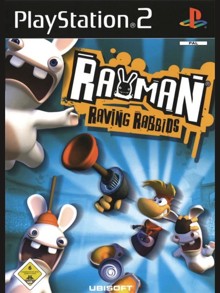 Jaquette face Rayman Raving Rabbids