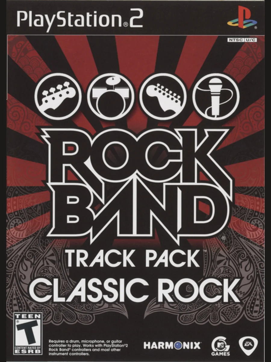 Jaquette face Rock Band Track Pack: Classic Rock
