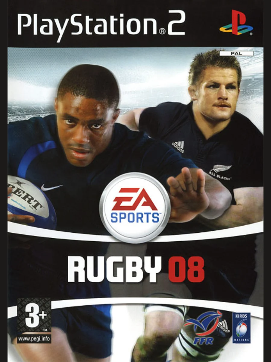 Jaquette face Rugby 08