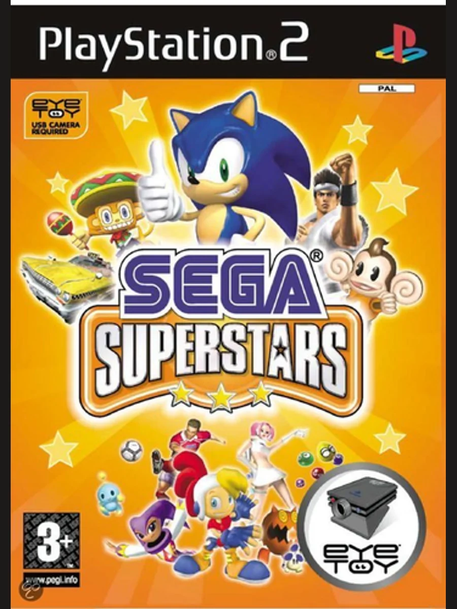 Jaquette face Sega Superstars