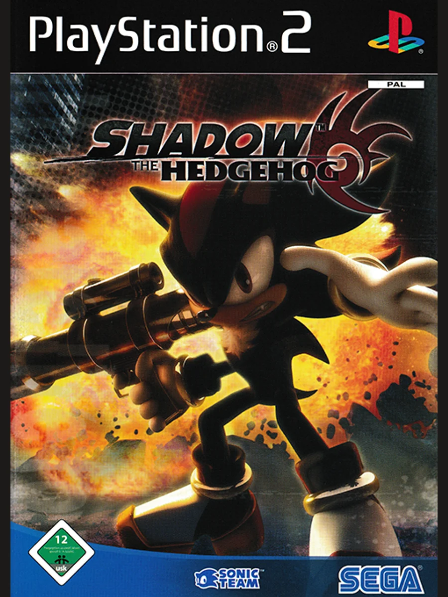 Jaquette face Shadow the Hedgehog