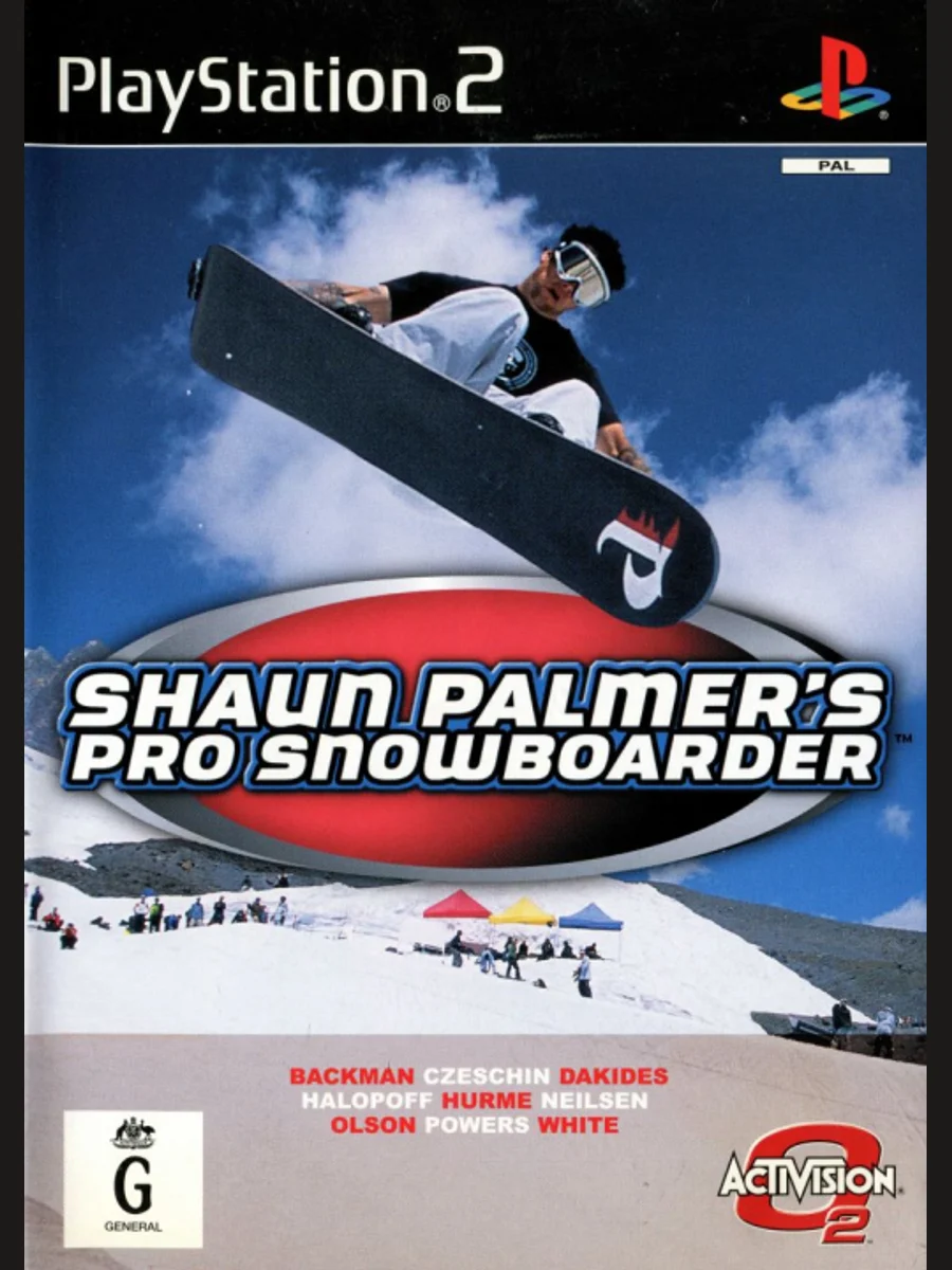 Jaquette face Shaun Palmer's Pro Snowboarder