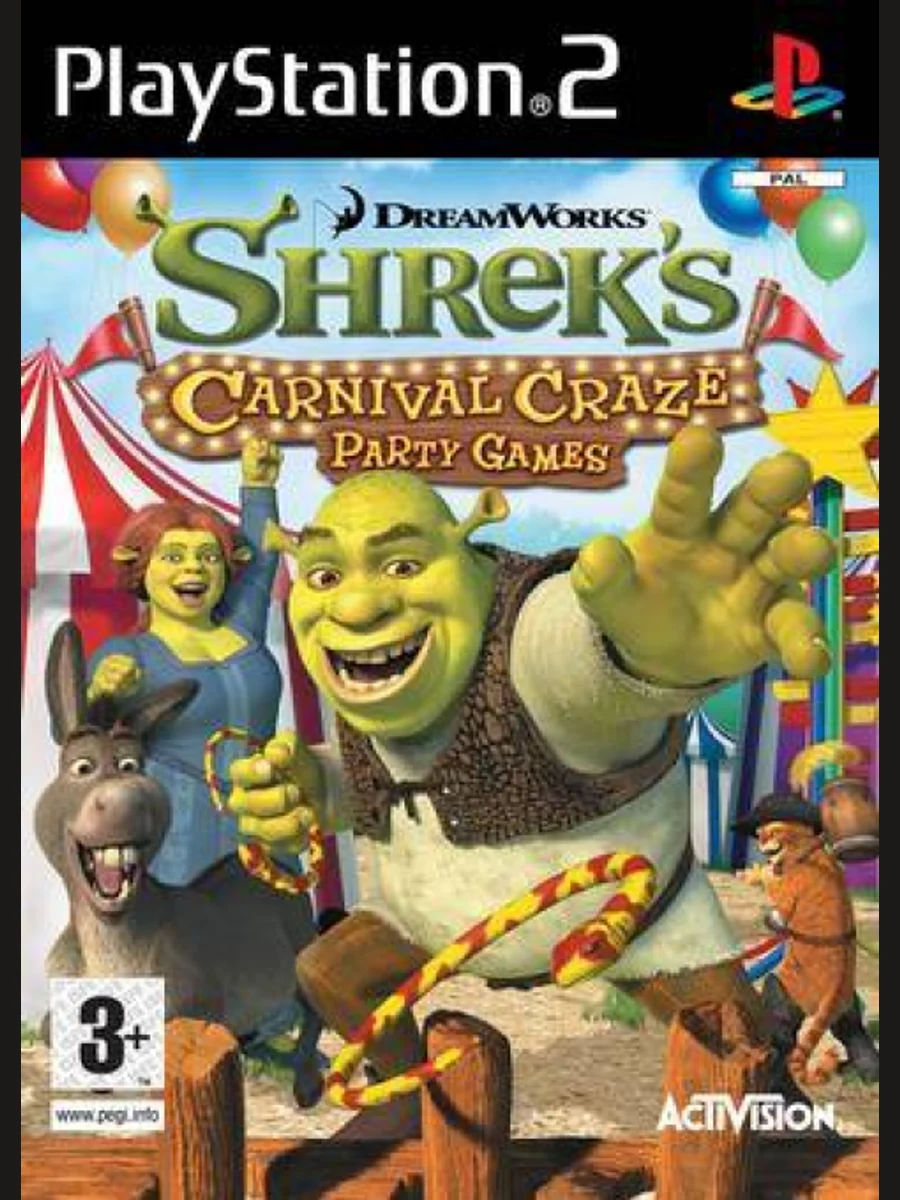 Jaquette face Shrek's Carnival Craze