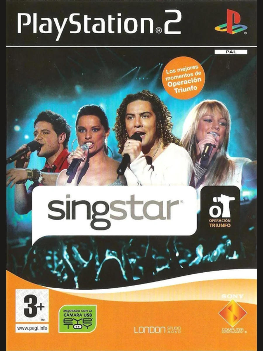 Jaquette face SingStar Operacion Triunfo