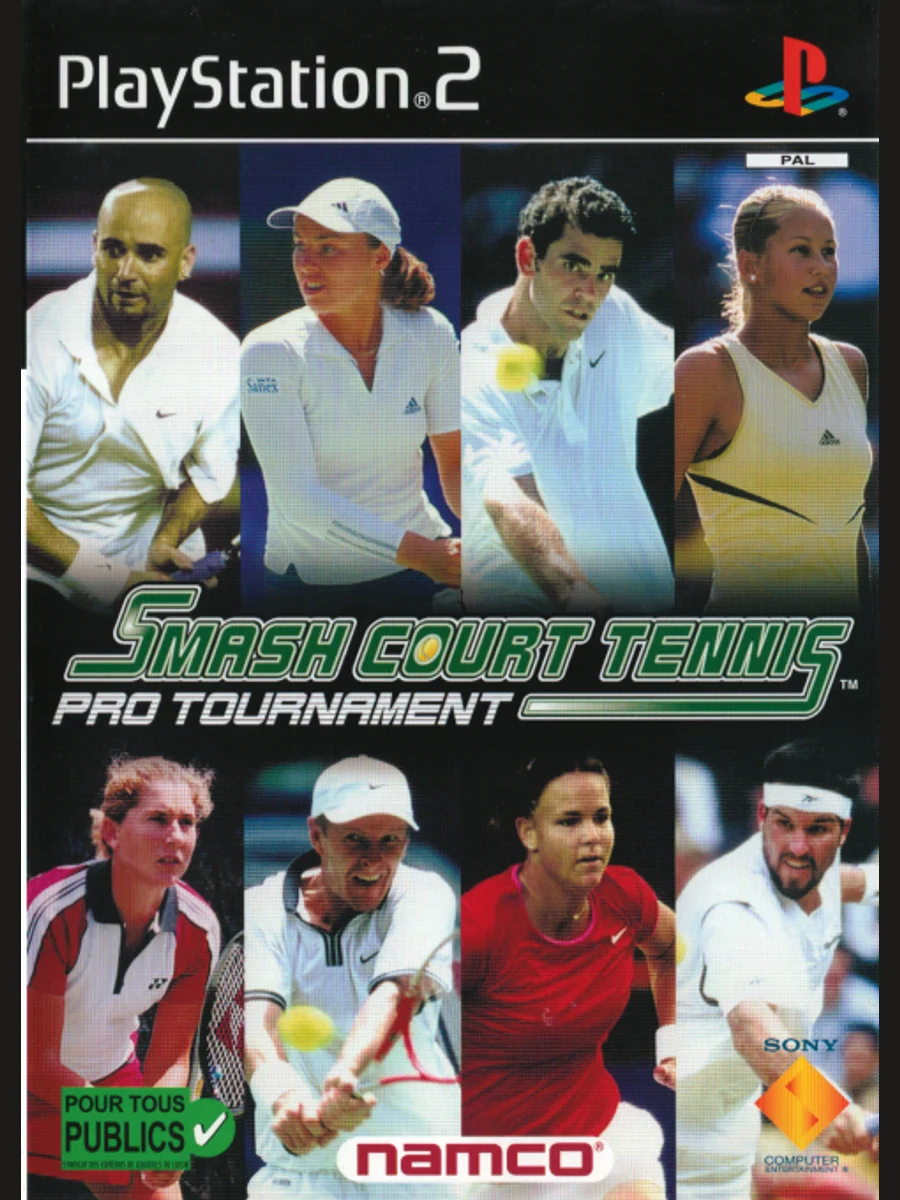 Jaquette face Smash Court Tennis Pro Tournament