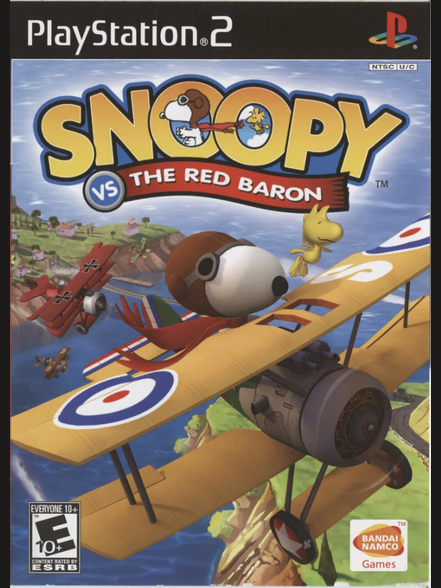Jaquette face Snoopy vs. the Red Baron
