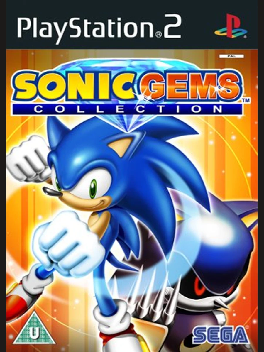 Jaquette face Sonic Gems Collection