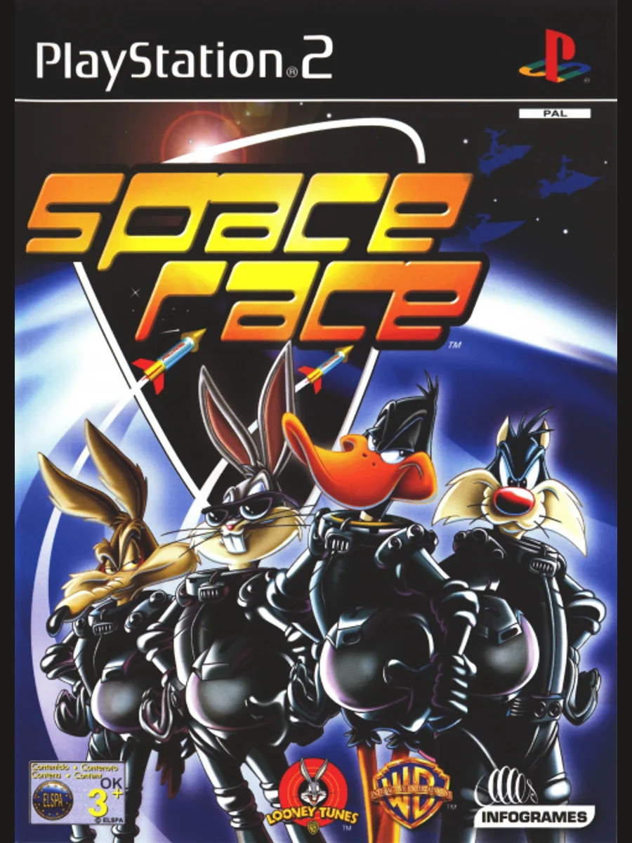 Jaquette face Space Race