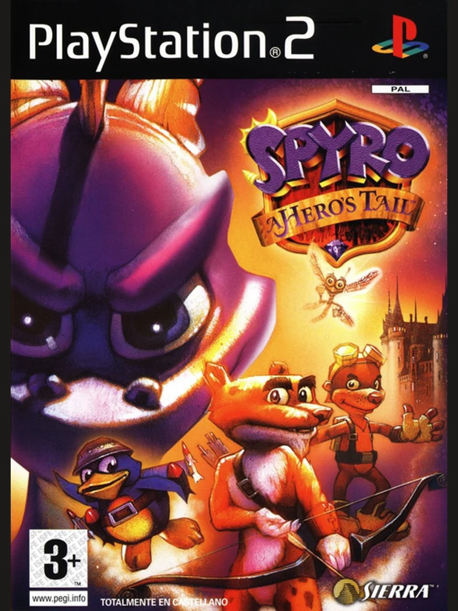 Jaquette face Spyro: A Hero's Tail