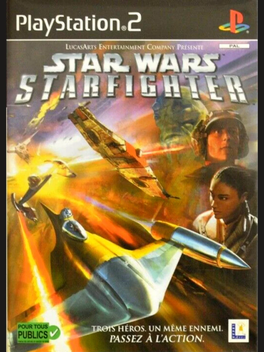 Jaquette face Star Wars: Starfighter