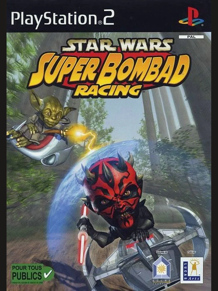 Jaquette face Star Wars: Super Bombad Racing