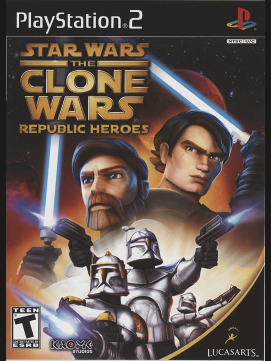 Jaquette face Star Wars: The Clone Wars – Republic Heroes