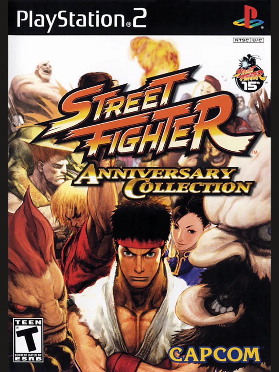 Jaquette face Street Fighter Anniversary Collection