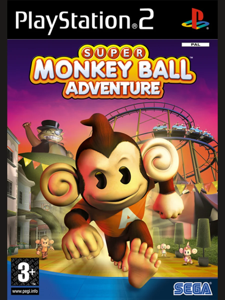 Jaquette face Super Monkey Ball Adventure